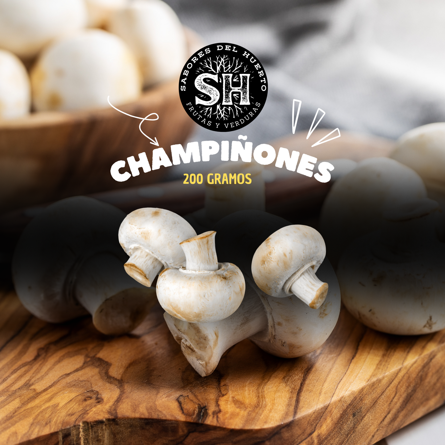CHAMPIÑONES BANDEJA (200 gr)