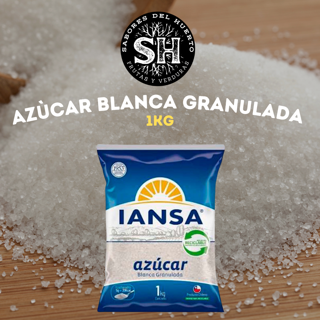 AZÙCAR BLANCA GRANULADA 1KG – Sabores del huerto
