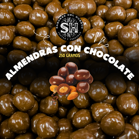 ALMENDRAS CON CHOCOLATE (250 gr)