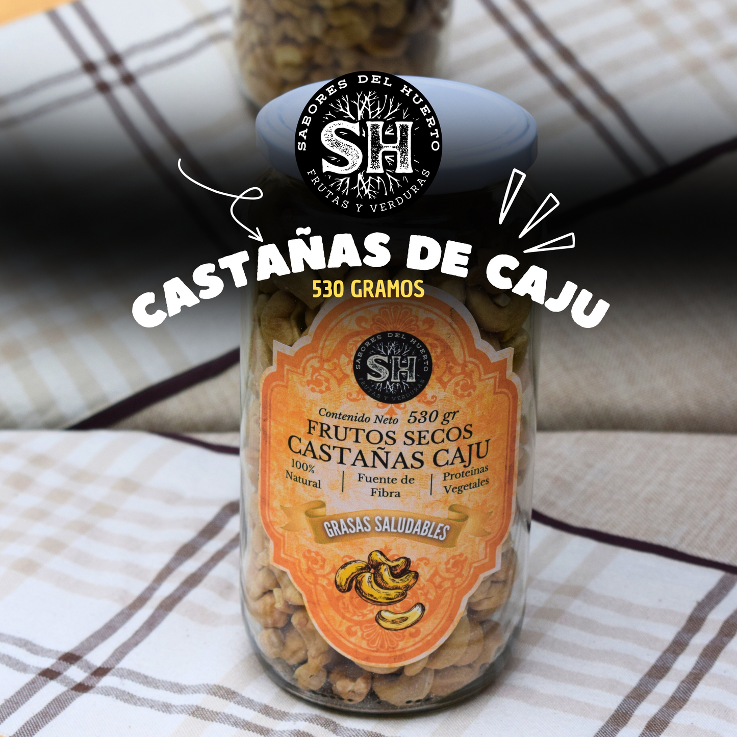 CASTAÑAS DE CAJU (530 gr)