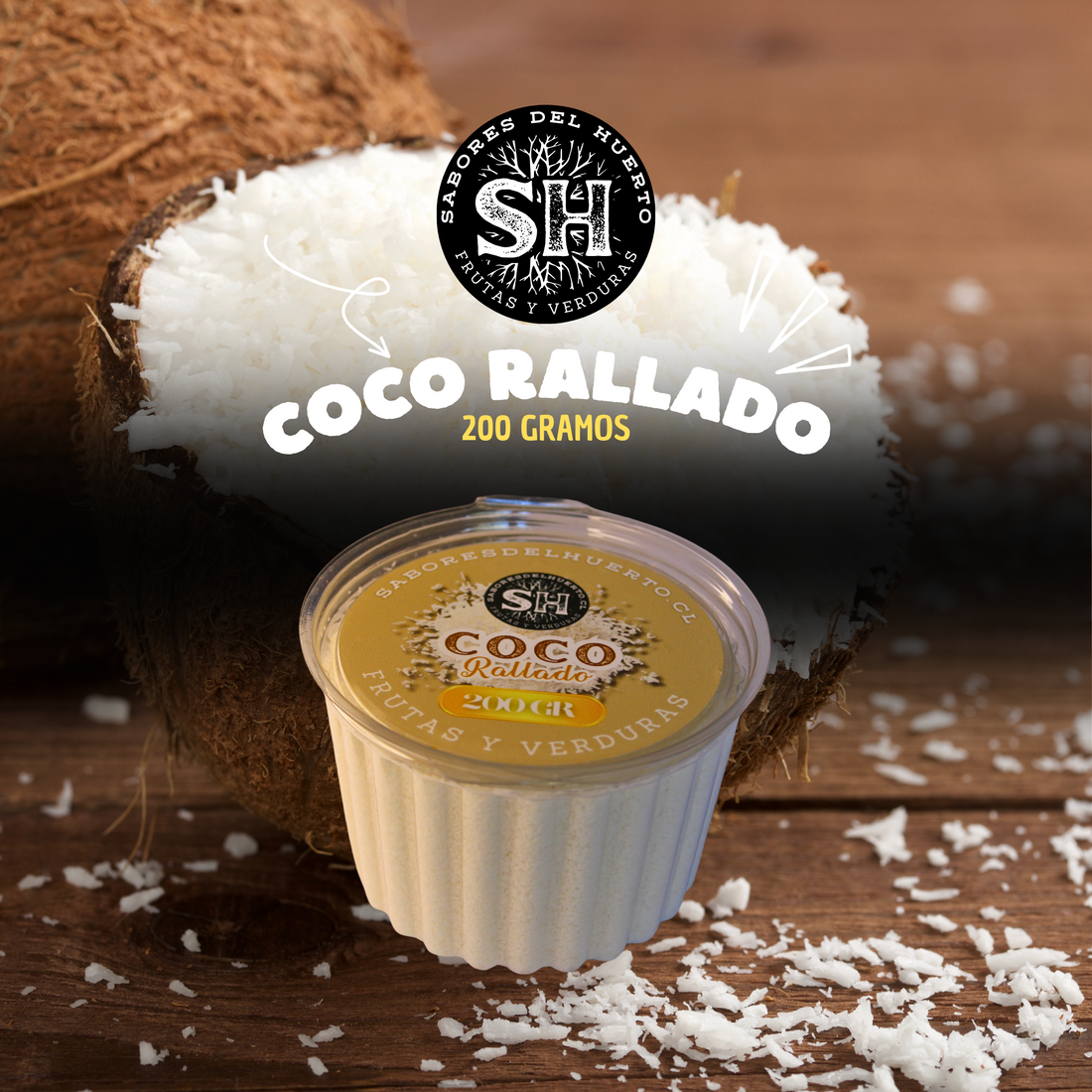 COCO RALLADO (200 gr) – Sabores del huerto