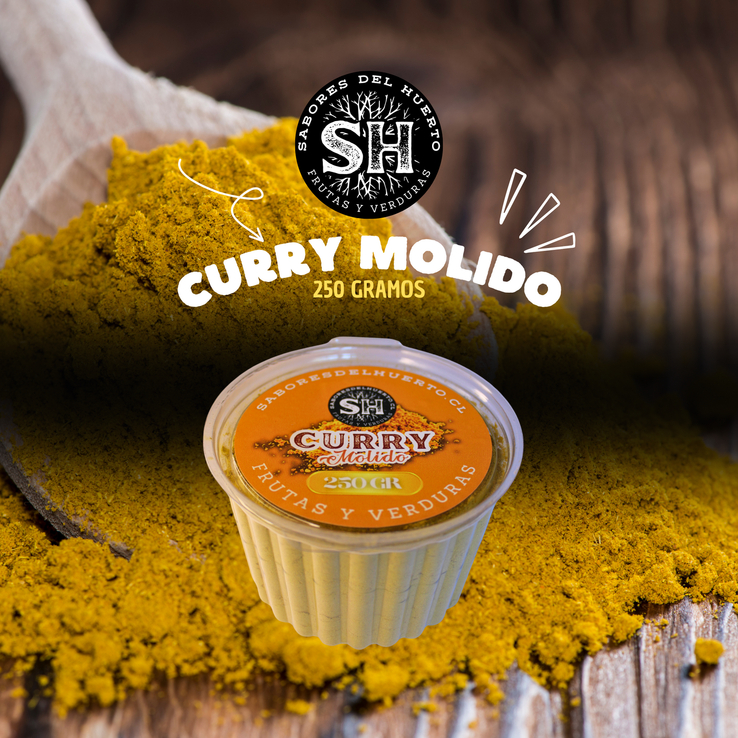 CURRY MOLIDO (250 gr)