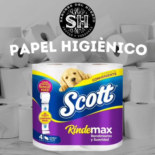 PAPEL HIGIÈNICO 4 ROLLOS