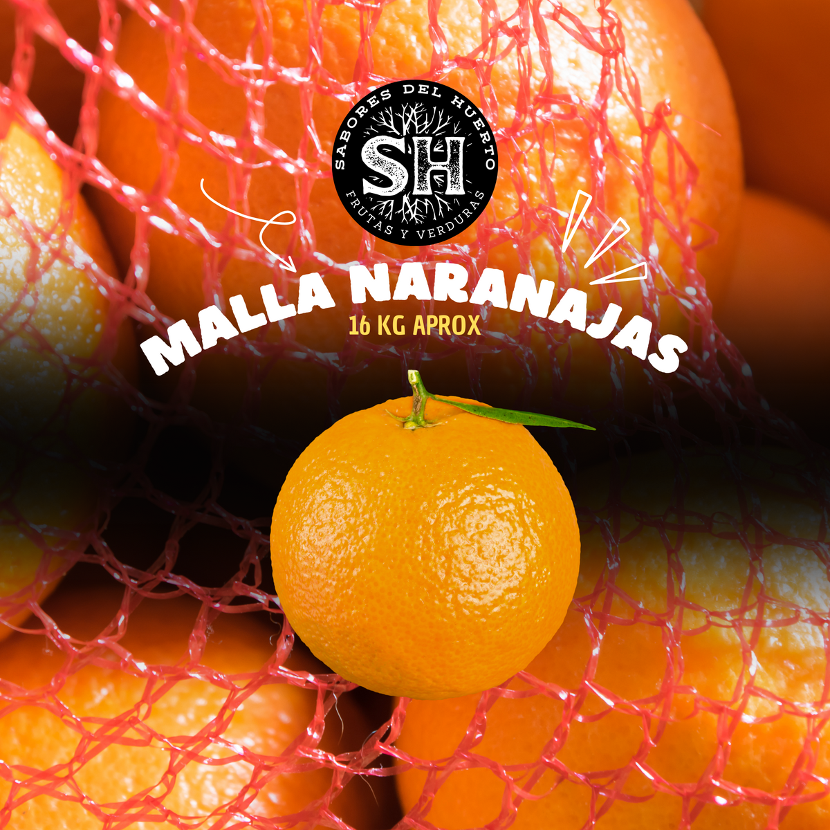 2 MALLAS DE NARANJAS (32 KG APROX) – Sabores del huerto