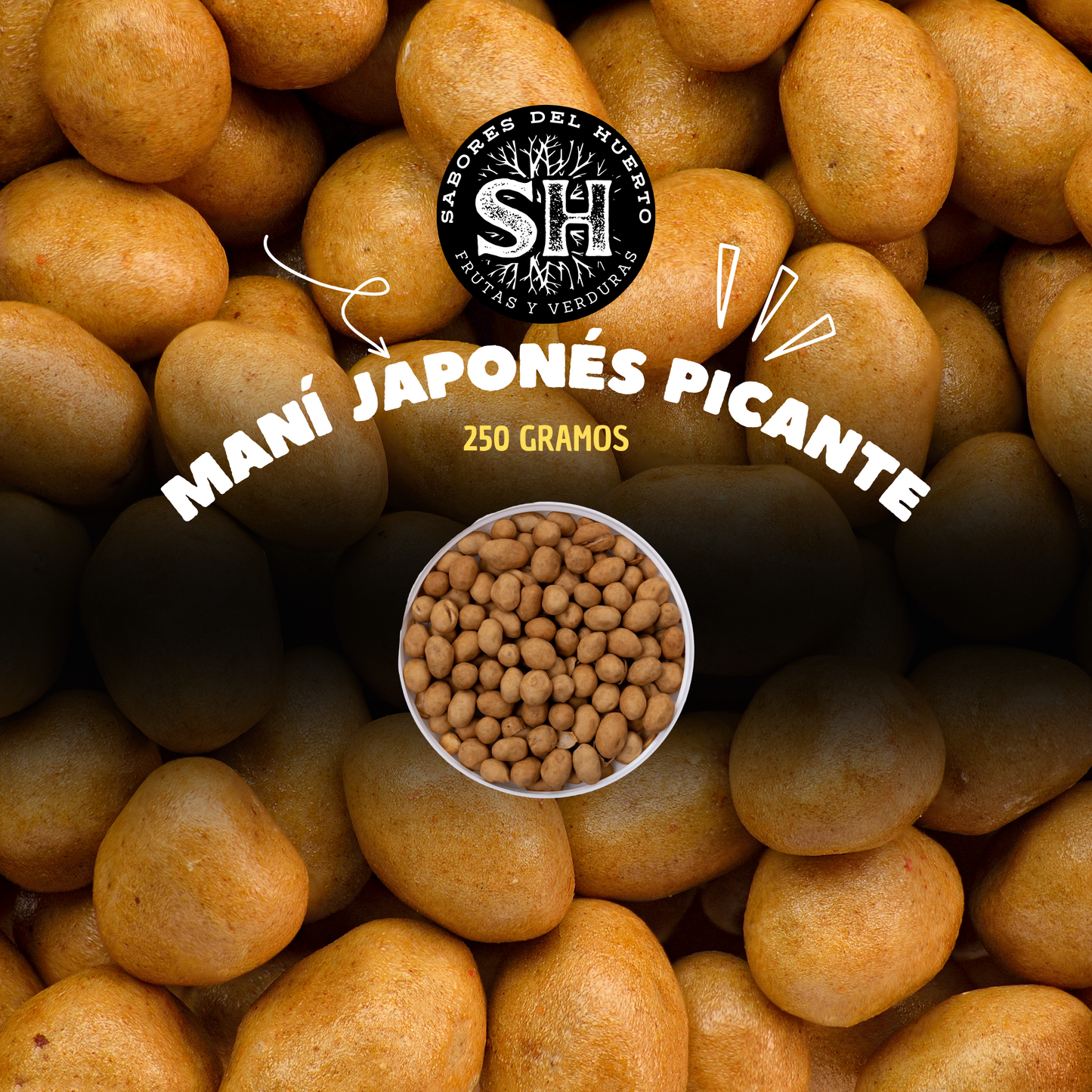 MANÍ JAPONES PICANTE (250 gr)