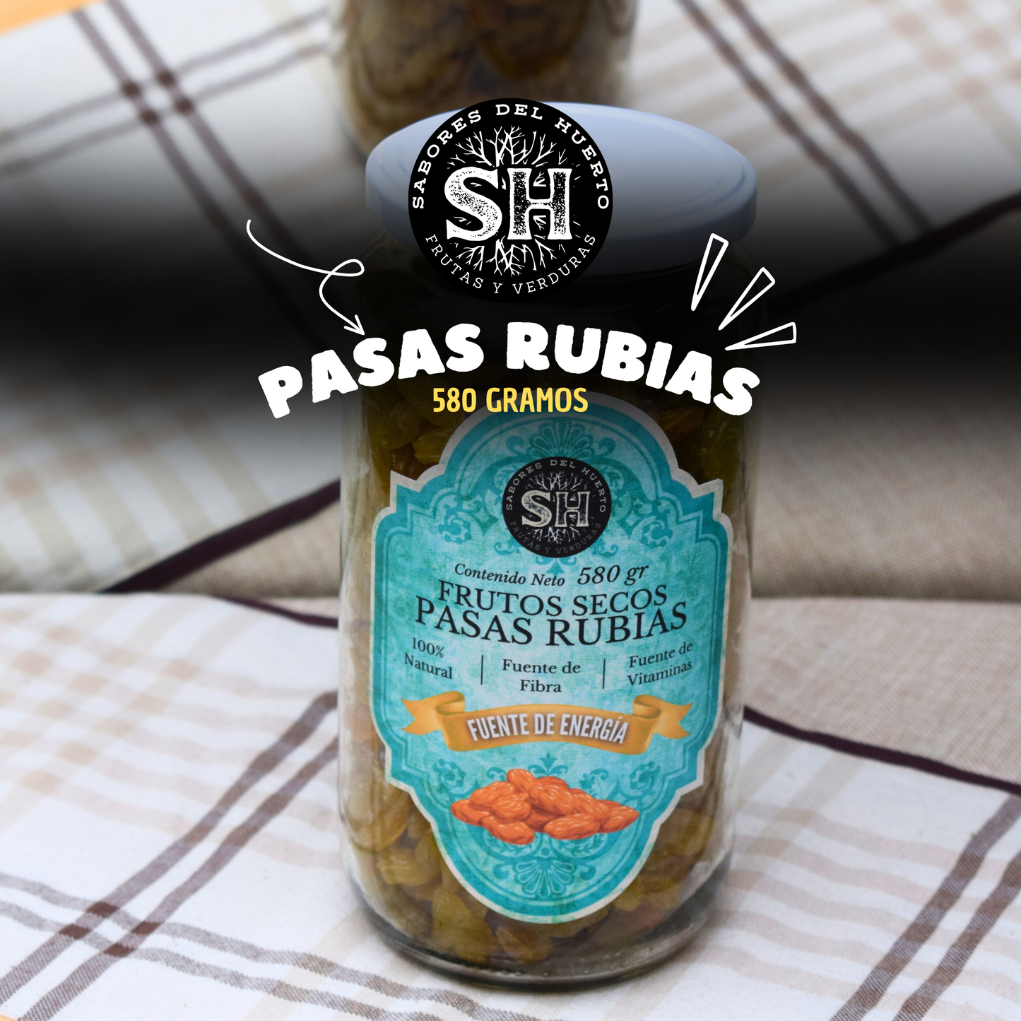 PASAS RUBIAS (580 gr)