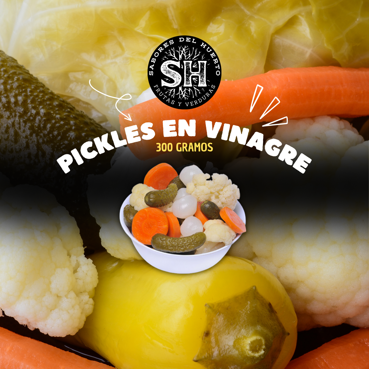 PICKLES EN VINAGRE (300 gr)