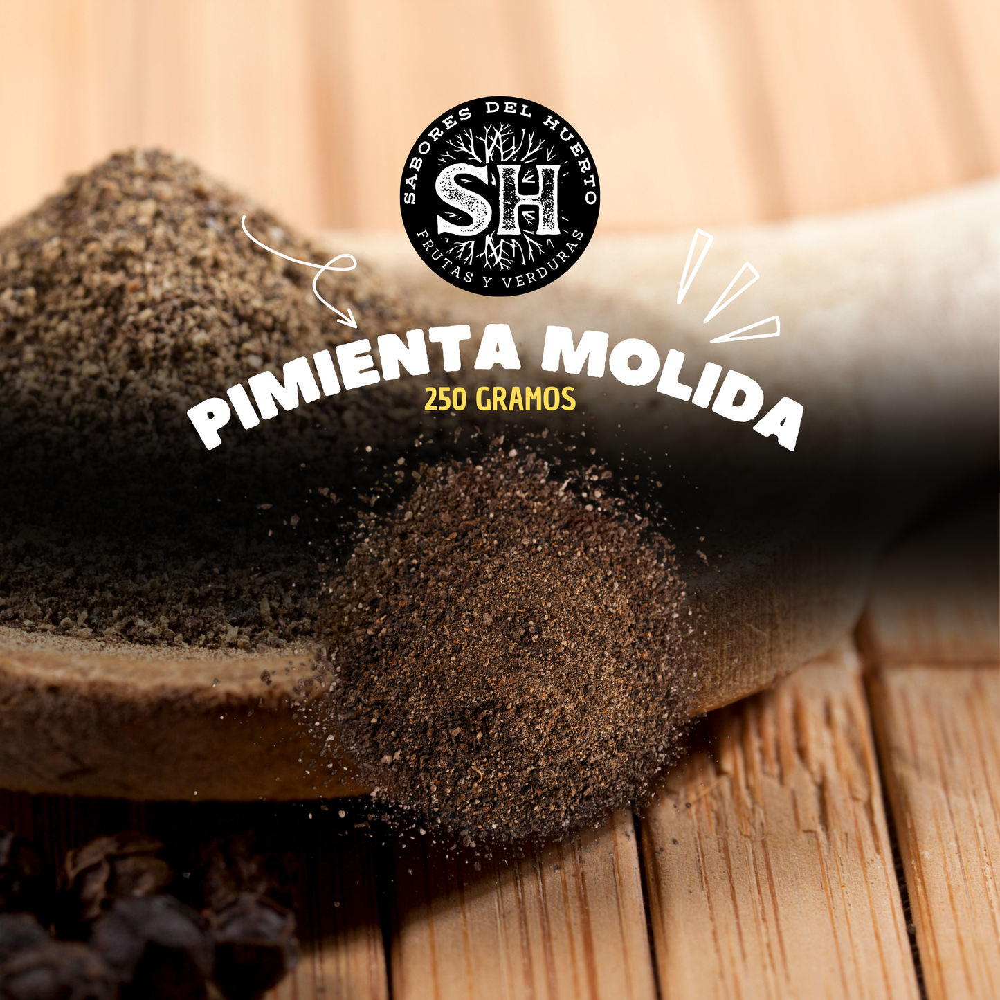 PIMIENTA NEGRA MOLIDA (250 gr)