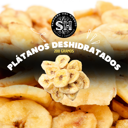 PLÁTANOS DESHIDRATADOS (200 gr)