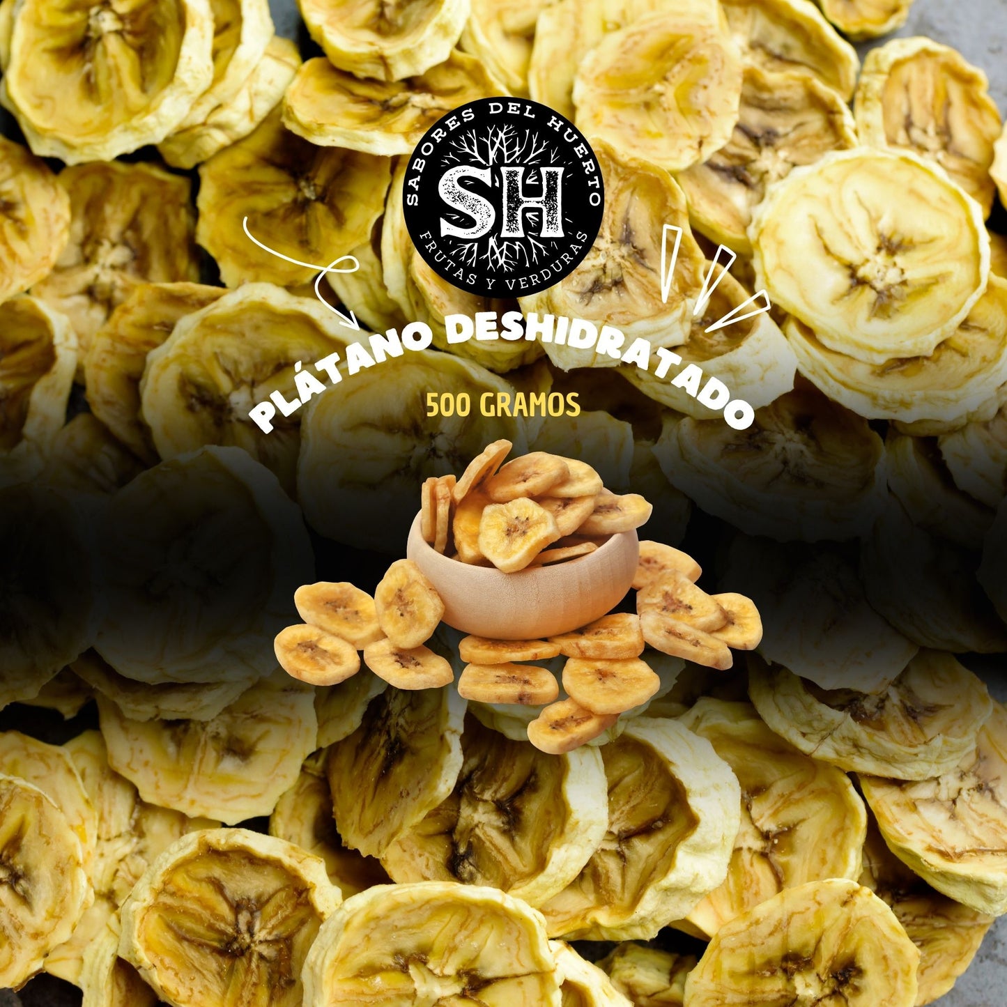 PLÁTANO DESHIDRATADO (500 gr)
