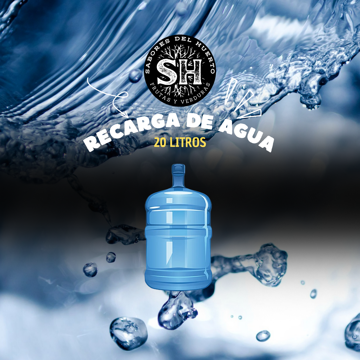 RECARGA DE AGUA (20 lts)